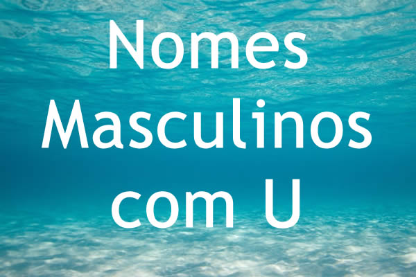 nomes de bebê com u