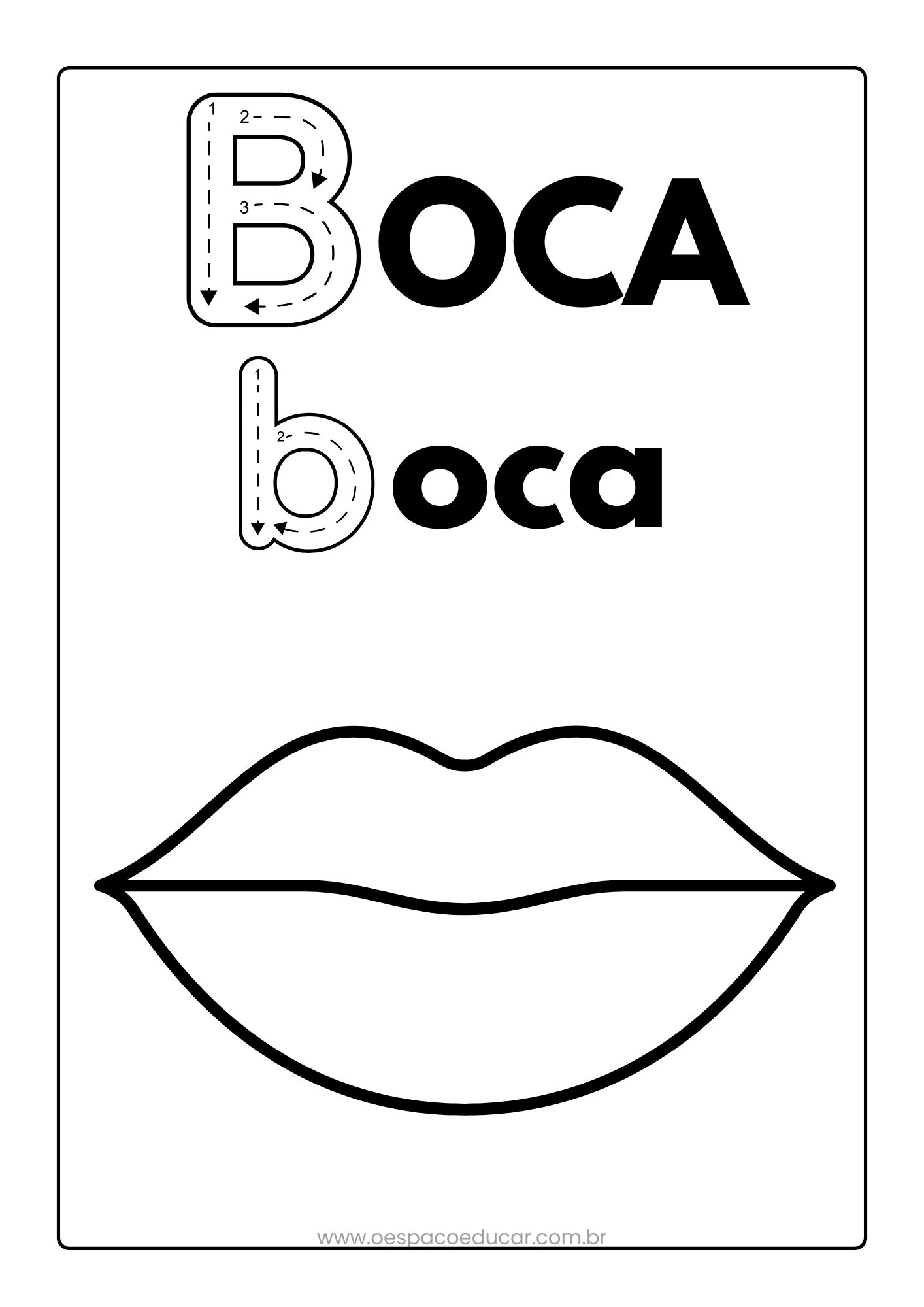 objetos do dia a dia com B
