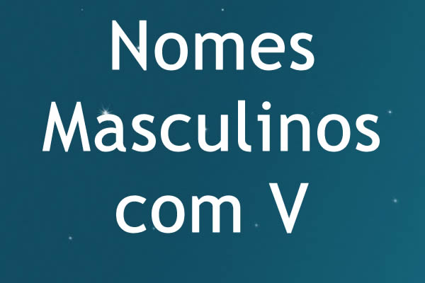 nomes internacionais com v para meninos