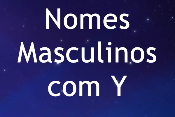 nomes bíblicos com Y masculino