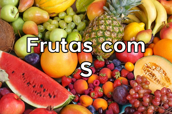 lista de frutas com s