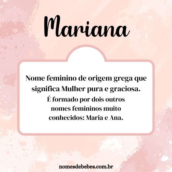 nomes com a letra M e seus significados