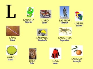 objetos com L para stop