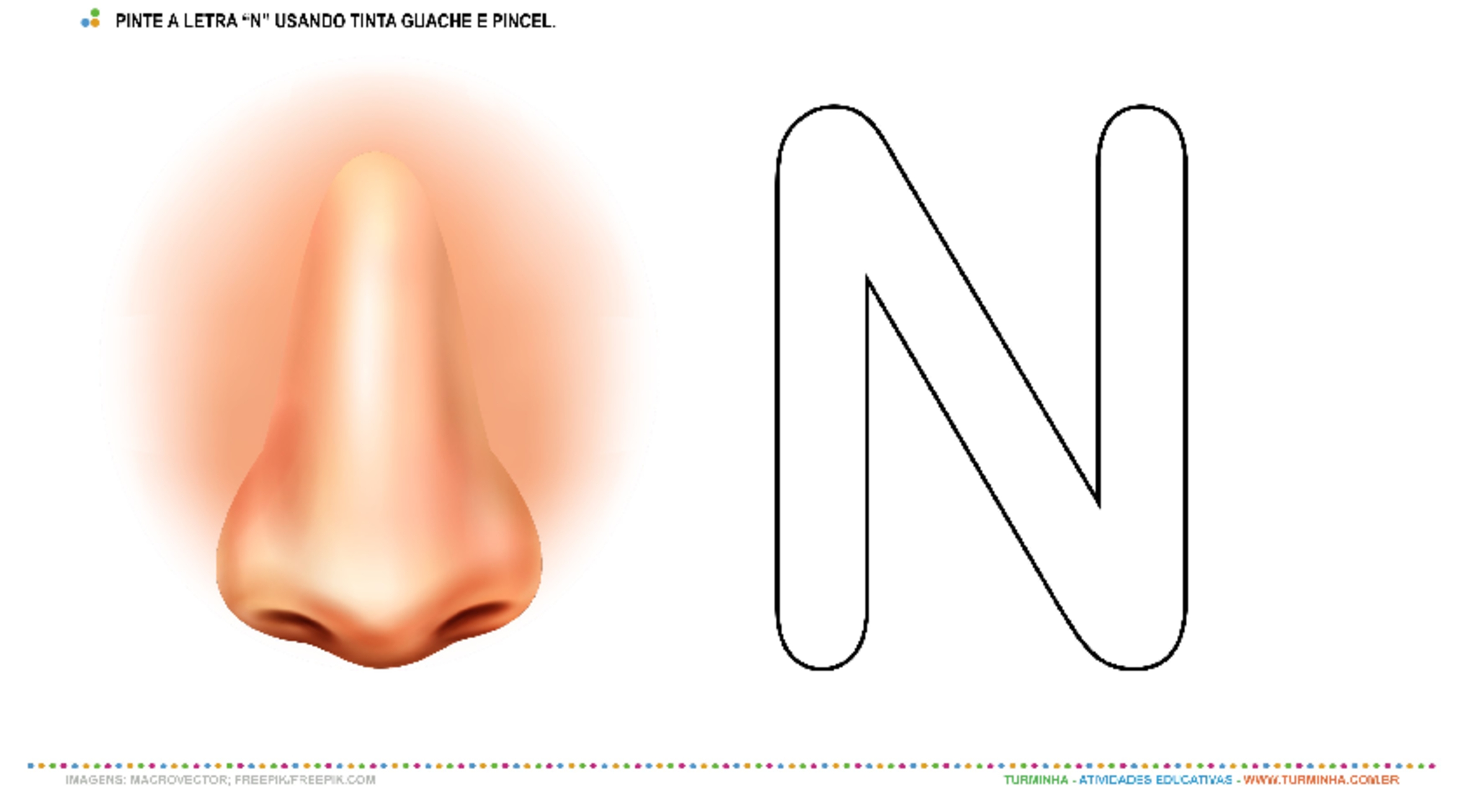 lista de objetos com a letra n para adedonha