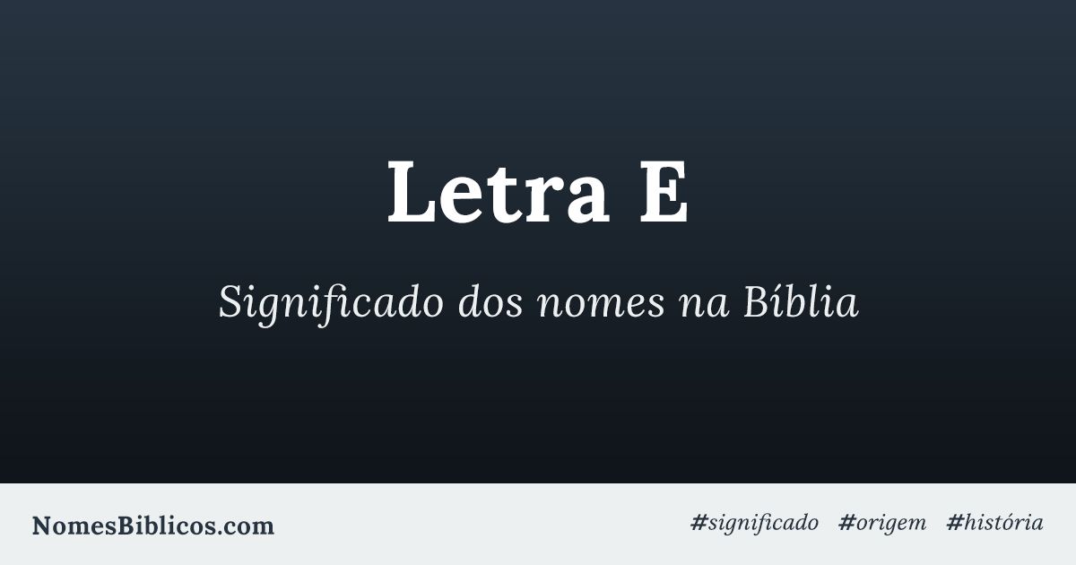 nomes raros masculinos com e