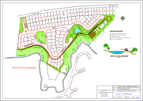 O que é um projeto de loteamento