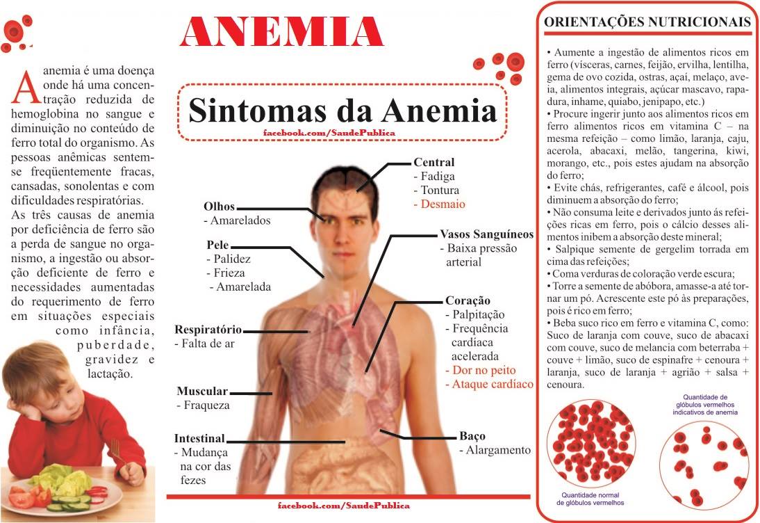 Anemia na Gravidez: Riscos