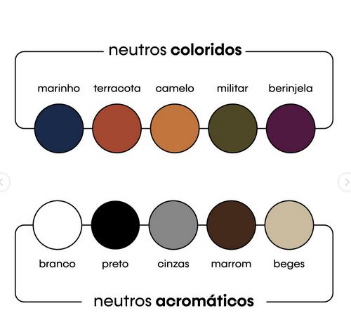 O que são cores neutras e como usá-las