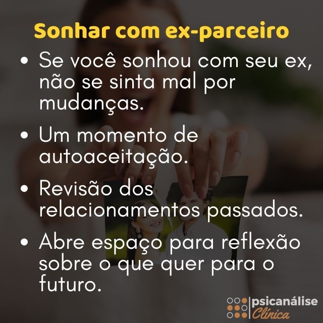 o que significa sonhar com o ex