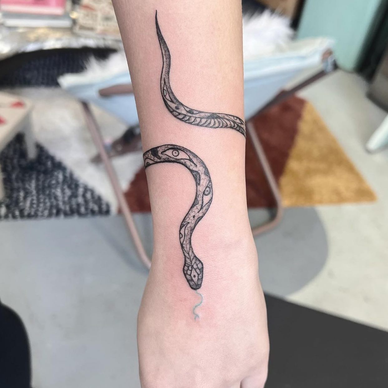 cobra tatuagem tentação