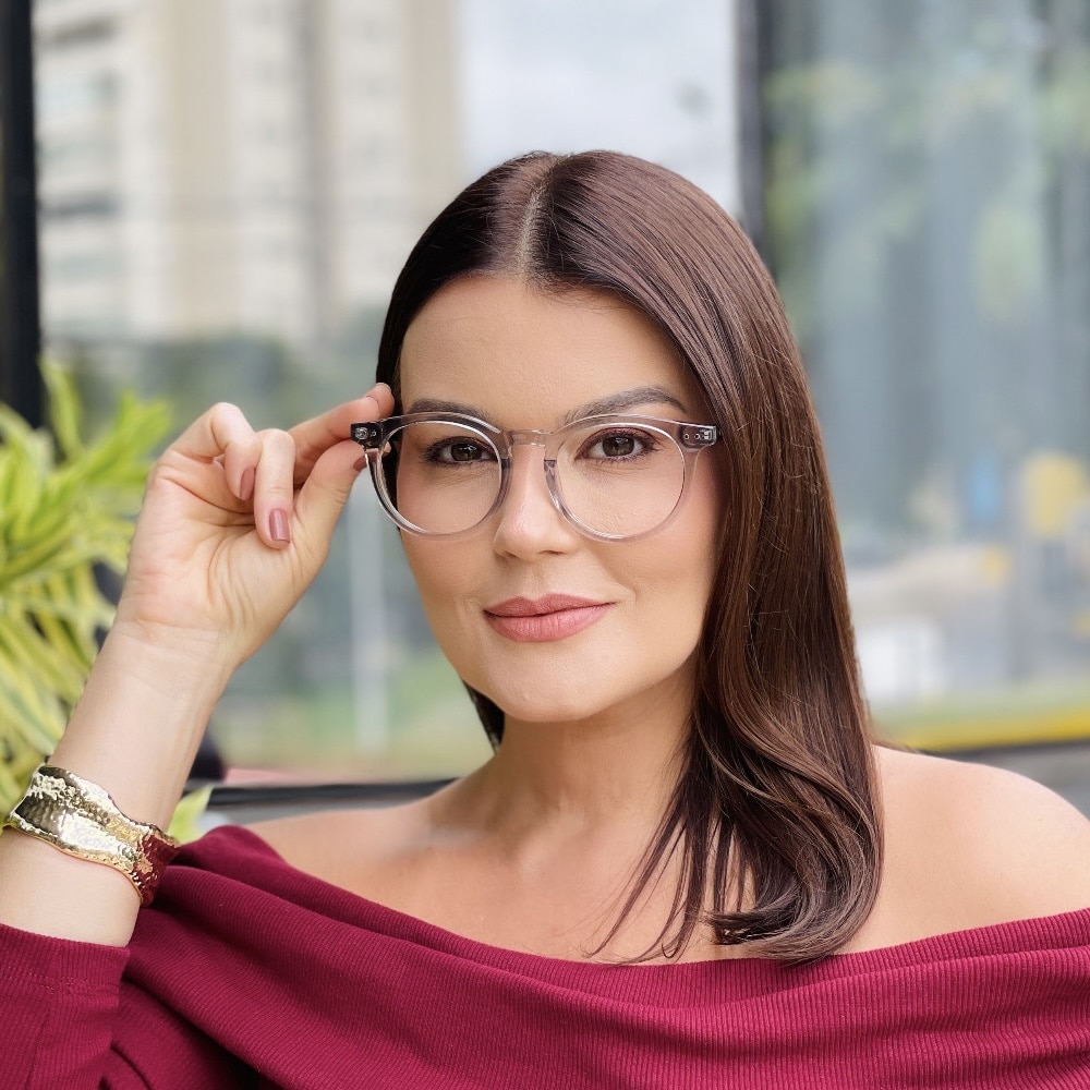 Óculos De Grau Para Rosto Redondo Feminino