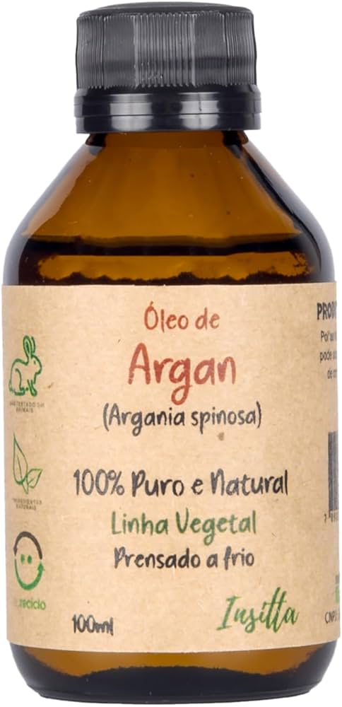 óleo de argan 100% natural