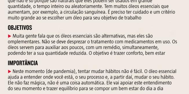 Oleos Essenciais Propriedades