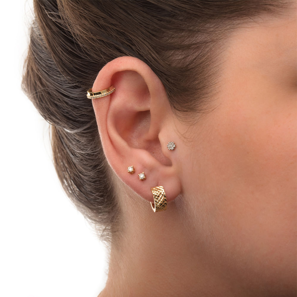 piercing fake orelha