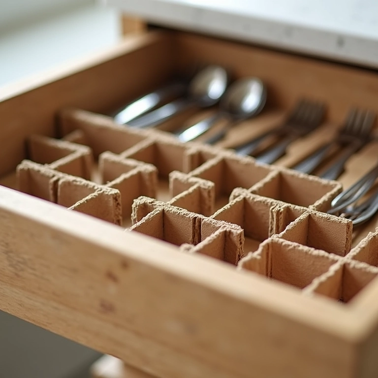 como organizar talheres na gaveta