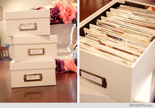 organização de álbuns de fotografia