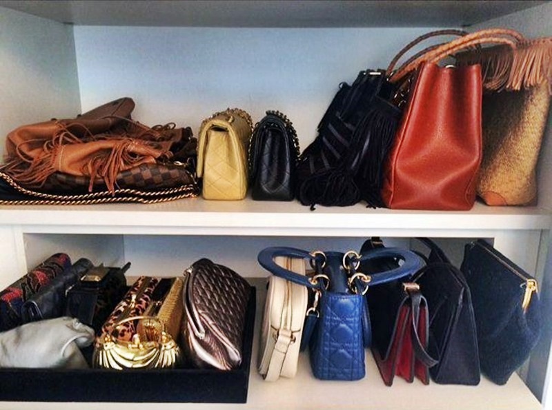 dicas para guardar bolsas