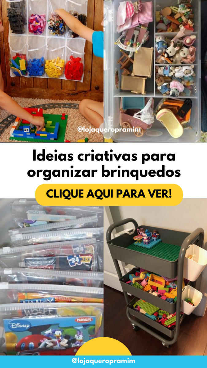 organização de brinquedos em quarto pequeno