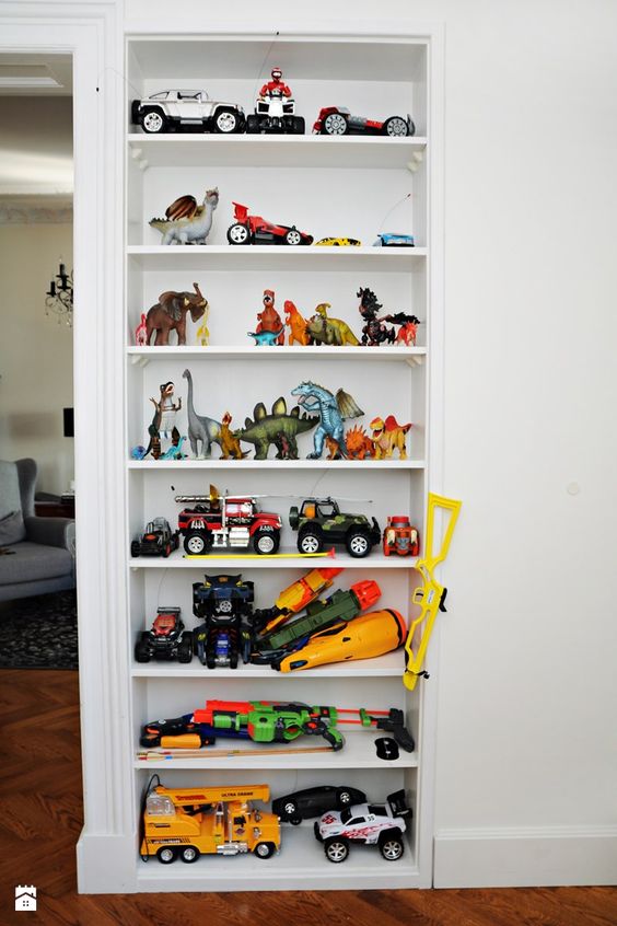 como organizar brinquedos em quarto pequeno