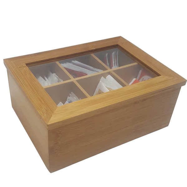 organização de chás na cozinha