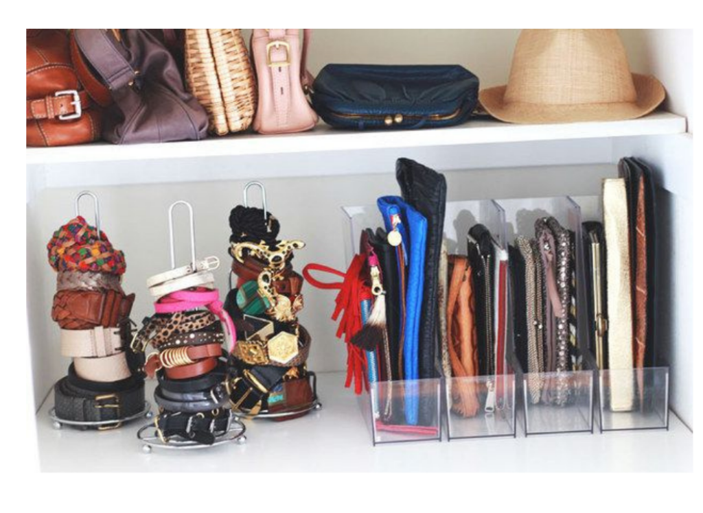 organizador de cintos caseiro