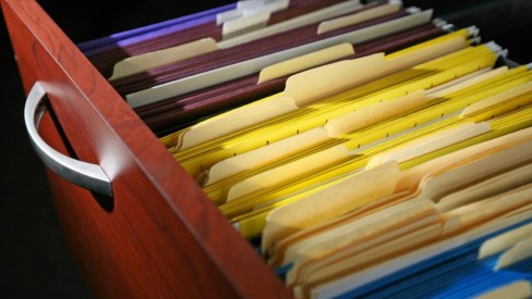 organização de documentos em casa