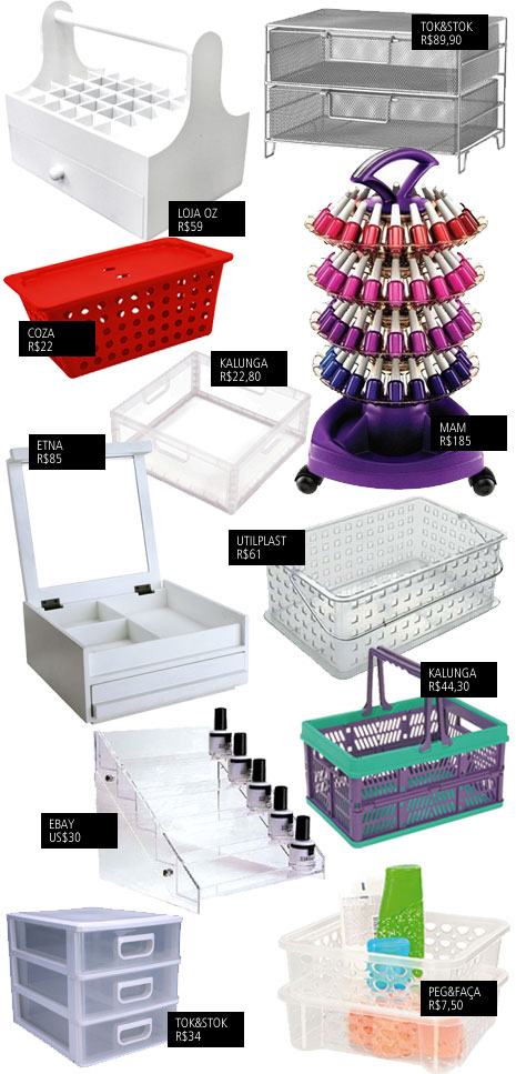 Os Melhores Organizadores de Esmaltes de Acrílico para Comprar em 2024