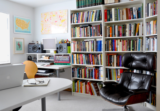 organização de materiais de escritório