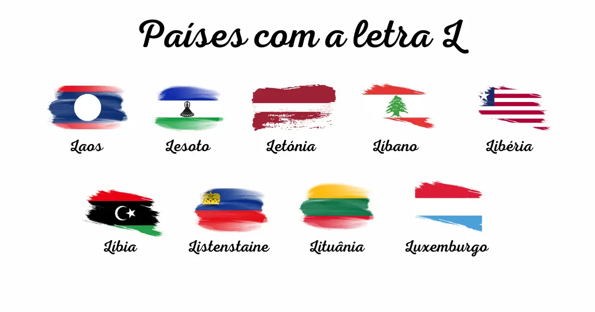 países com a letra L