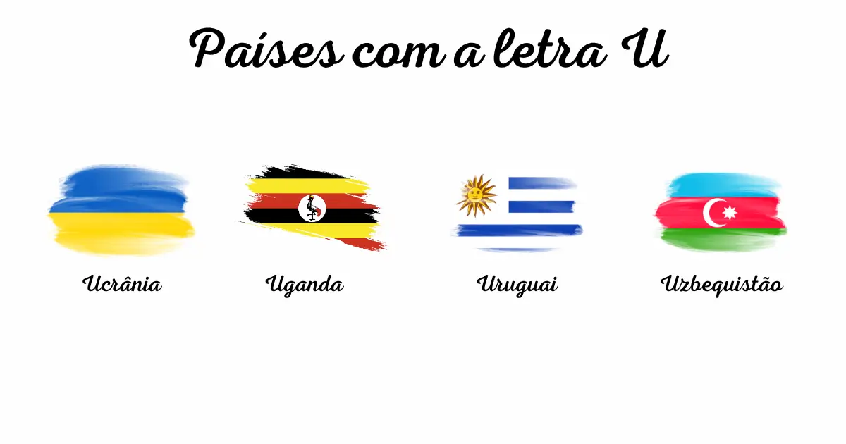 países que começam com U