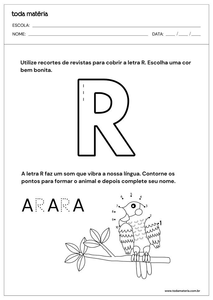 adjetivos com a letra r