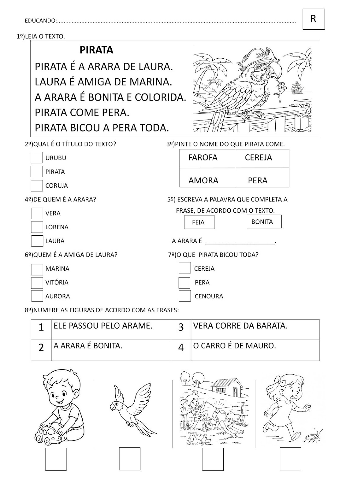 palavras com r e significado