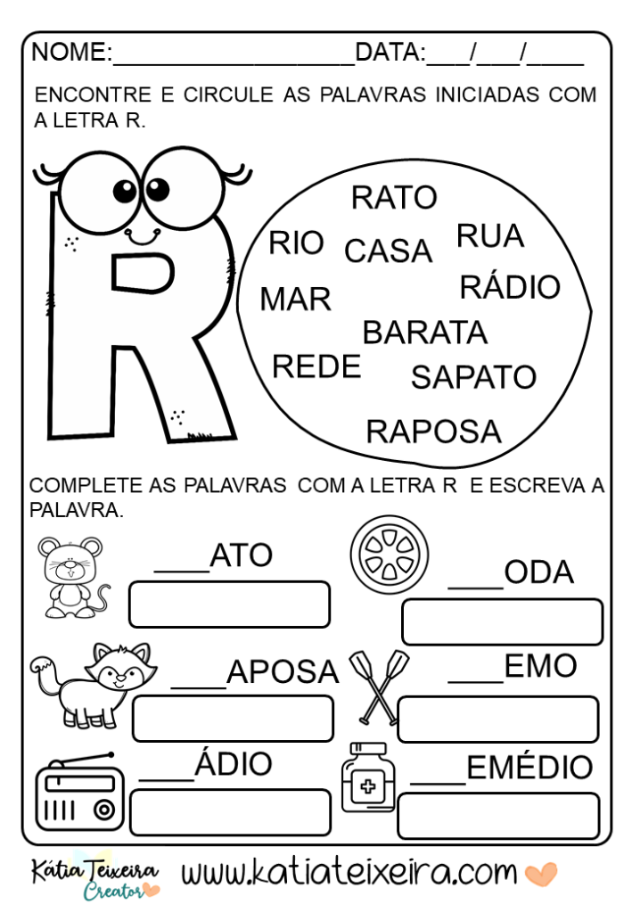 palavras com r no final
