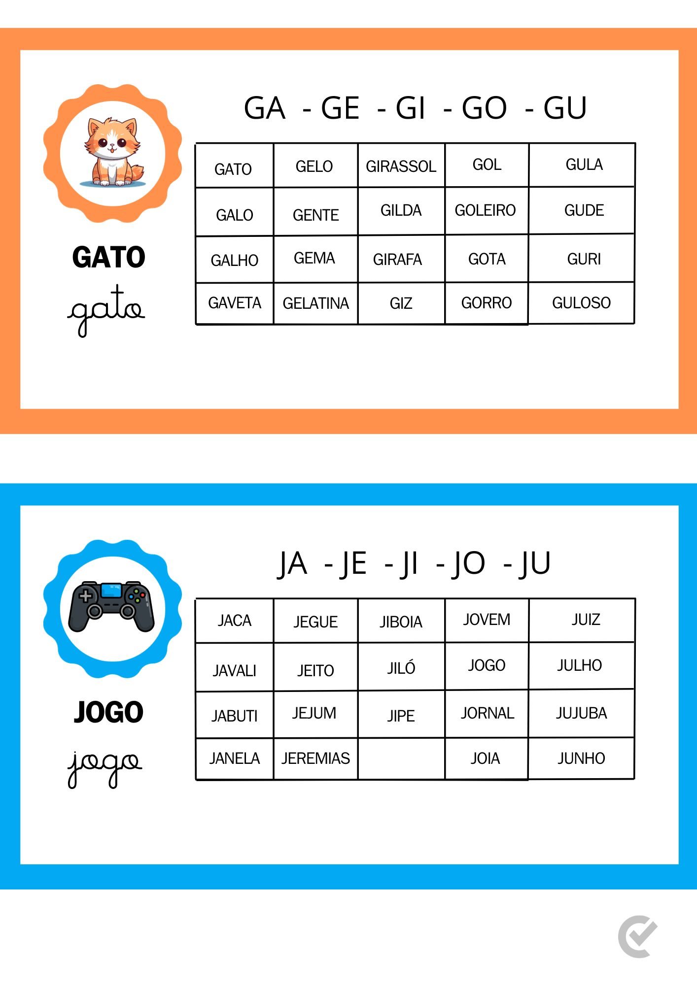 palavras com i vs palavras com outras letras
