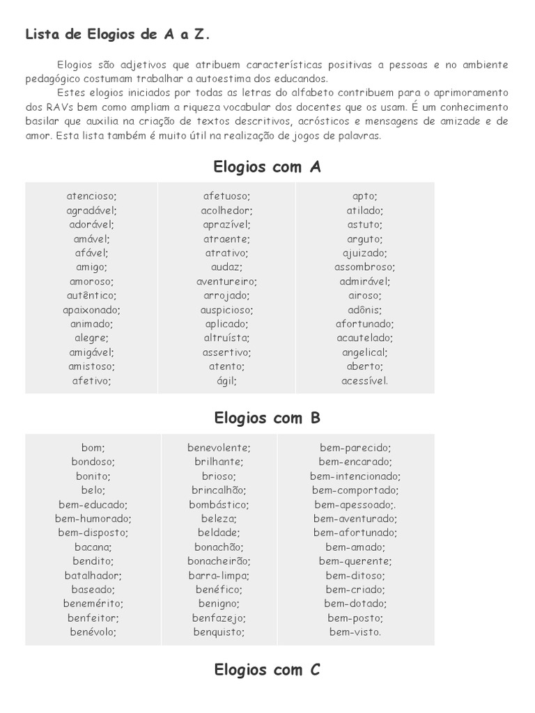 erros comuns ao elogiar com a letra n
