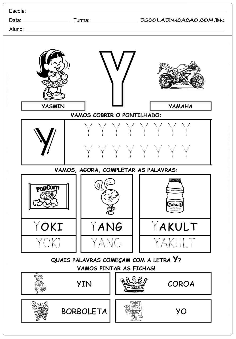 termos em inglês com w