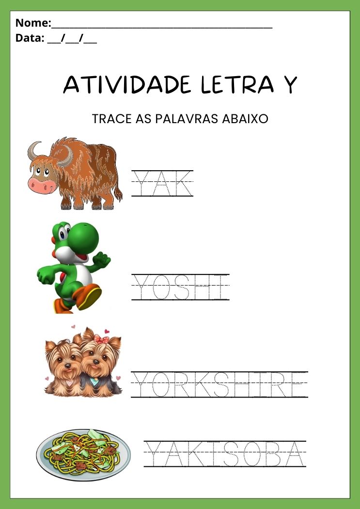 animais com y