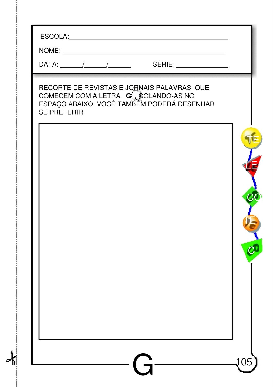 exemplos de palavras que começam com g