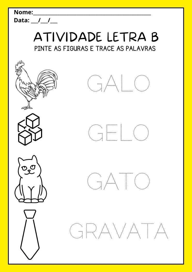 lista completa de palavras com g