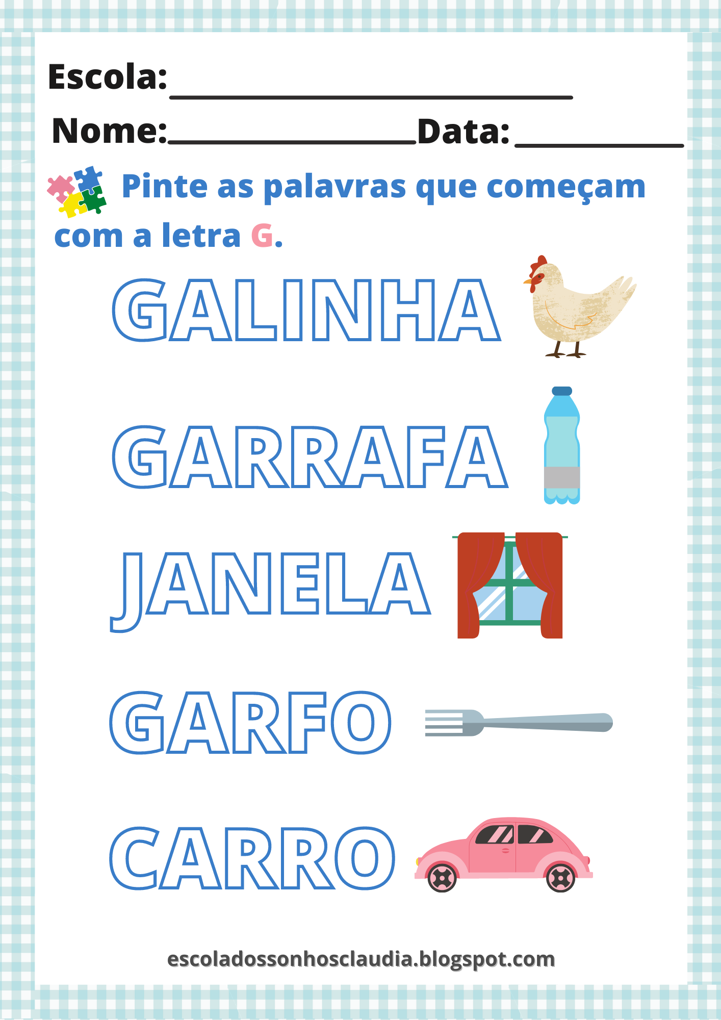 100 Palavras com G: Lista Completa para Jogos e Estudos