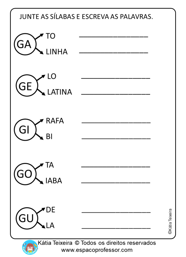 palavras com g e suas definições