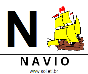 palavras com N para crianças