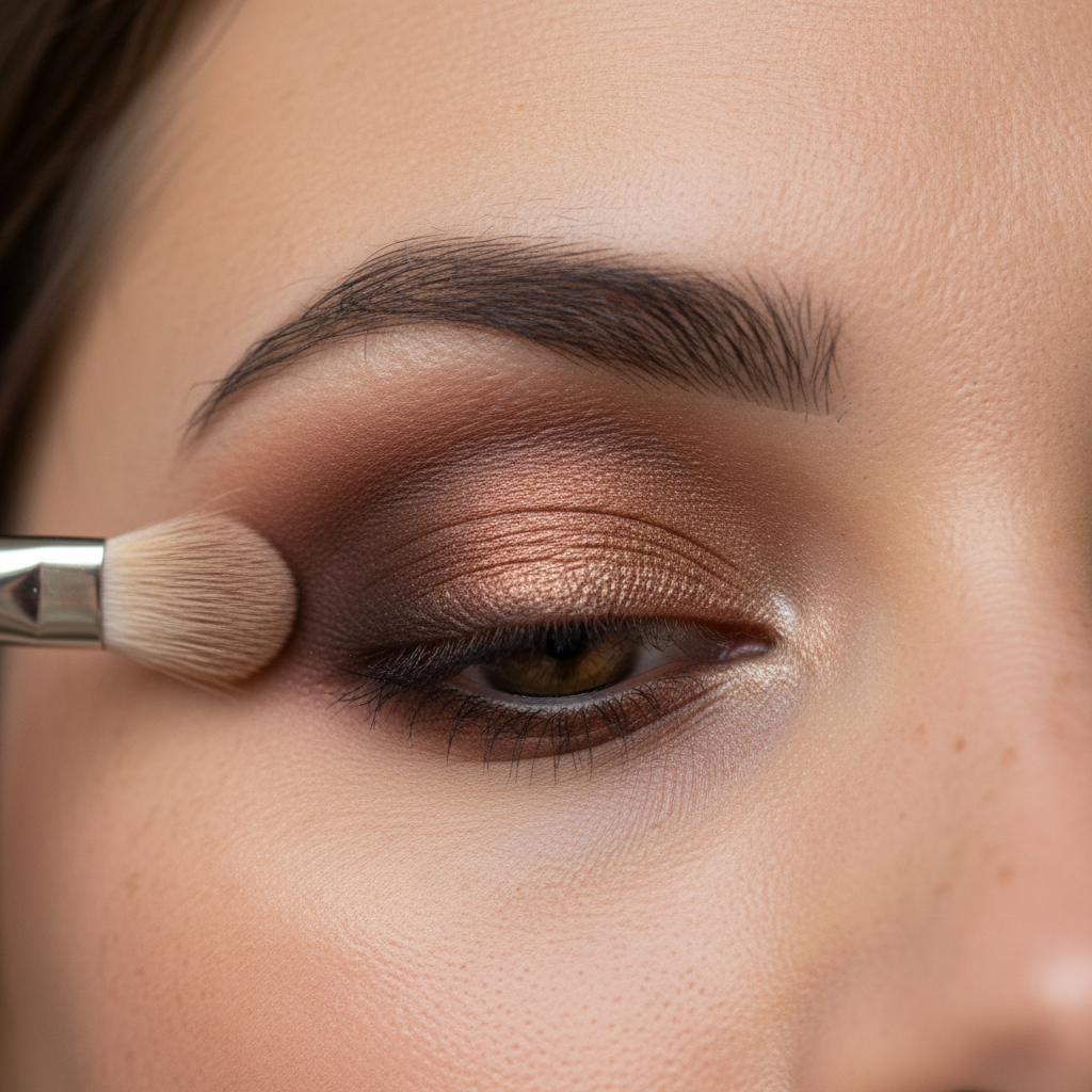 Técnicas de esfumado com sombras marrons para iniciantes e avançados
