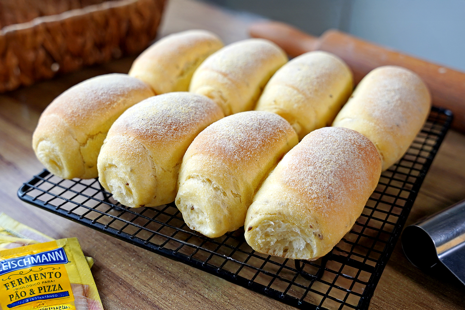 receita pão de fubá fácil
