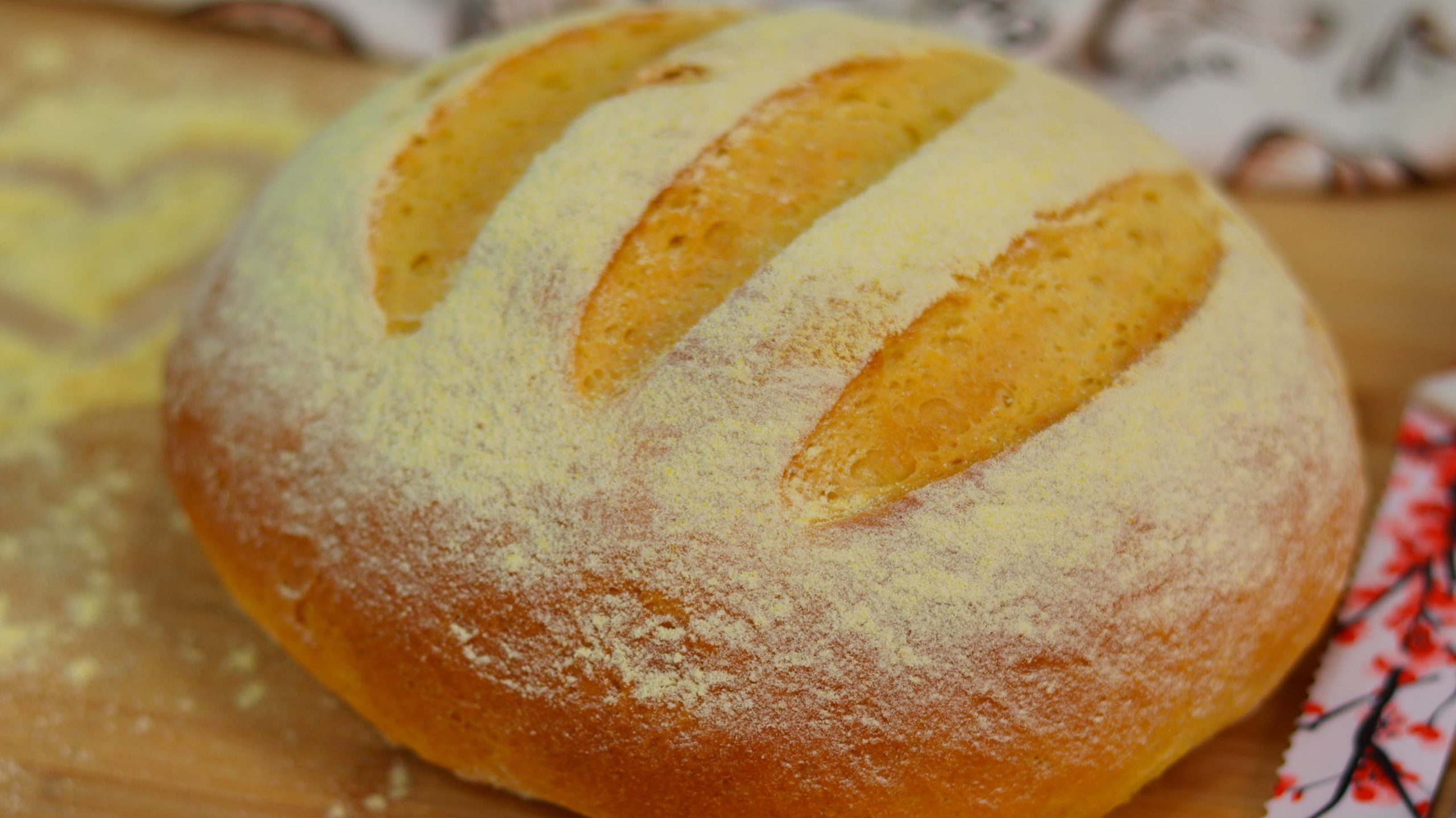 como fazer pão de fubá sem sovar