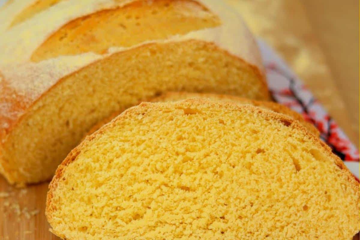 pão de milho fofinho caseiro