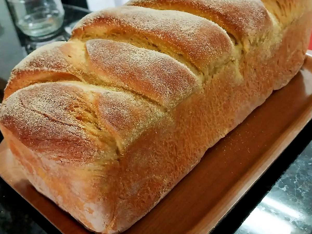 como fazer pão de fubá sem sovar