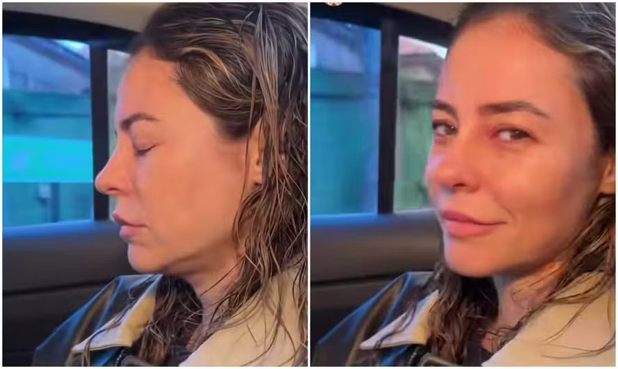 Fotos de Paolla Oliveira ao acordar