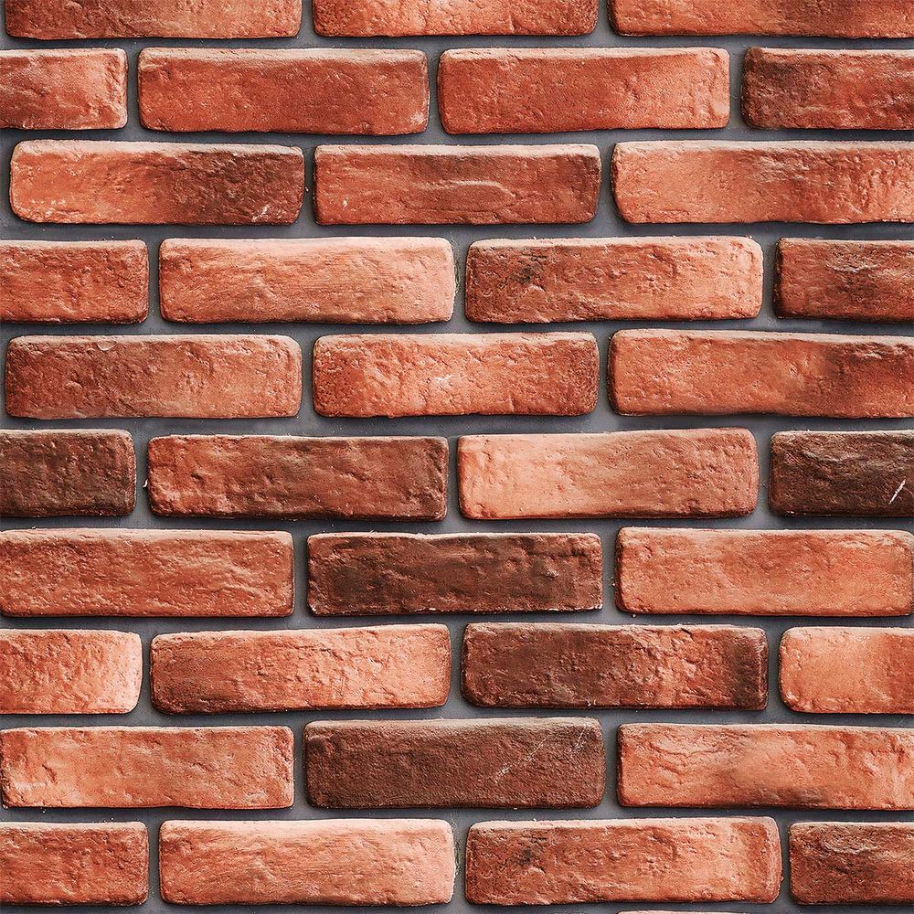 papel de parede tijolo cinza