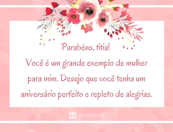 Mensagens de Aniversário Religiosas para Agradecer a Deus pela Sua Tia